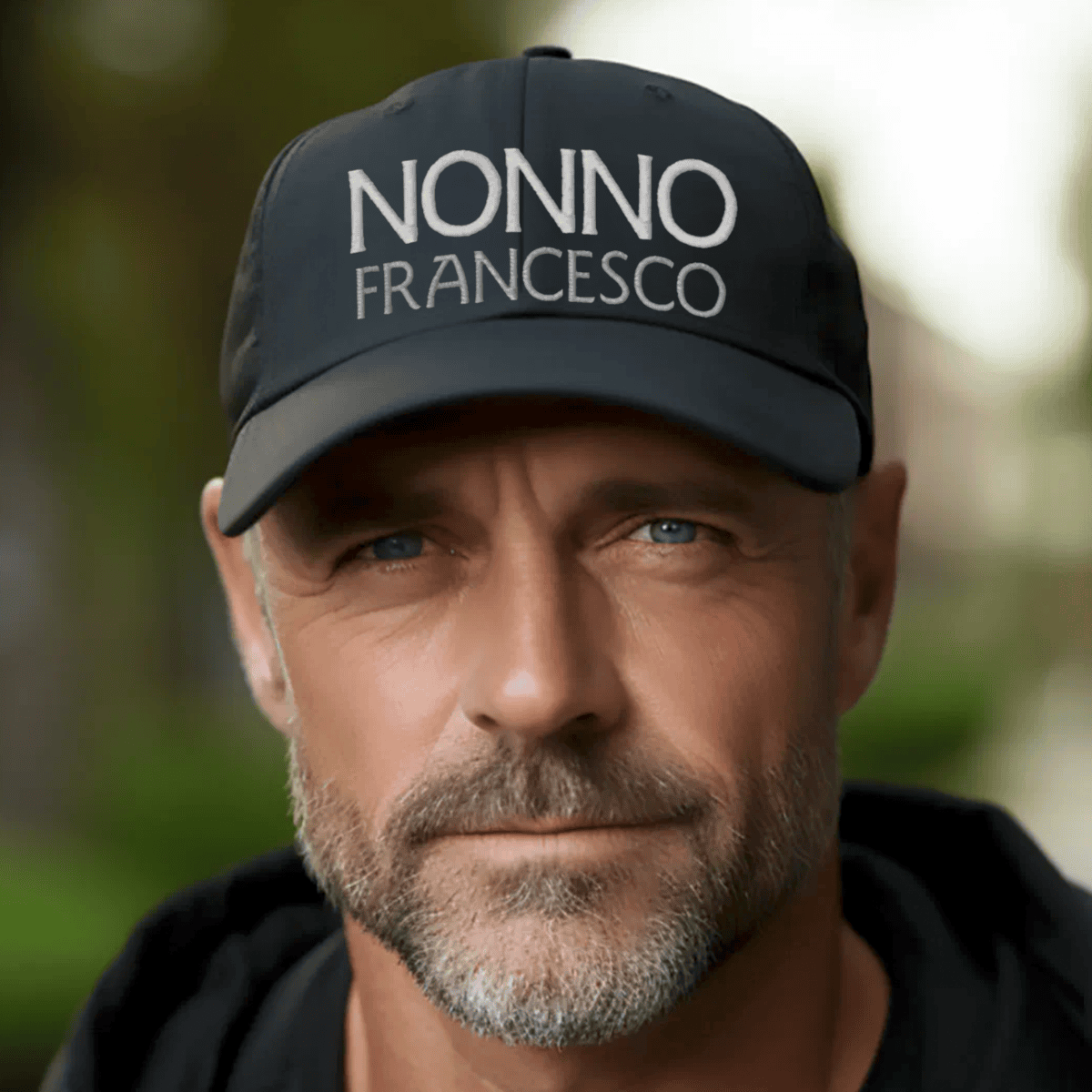 Personalized Nonno Embroidered baseball cap for Italian grandfather gift