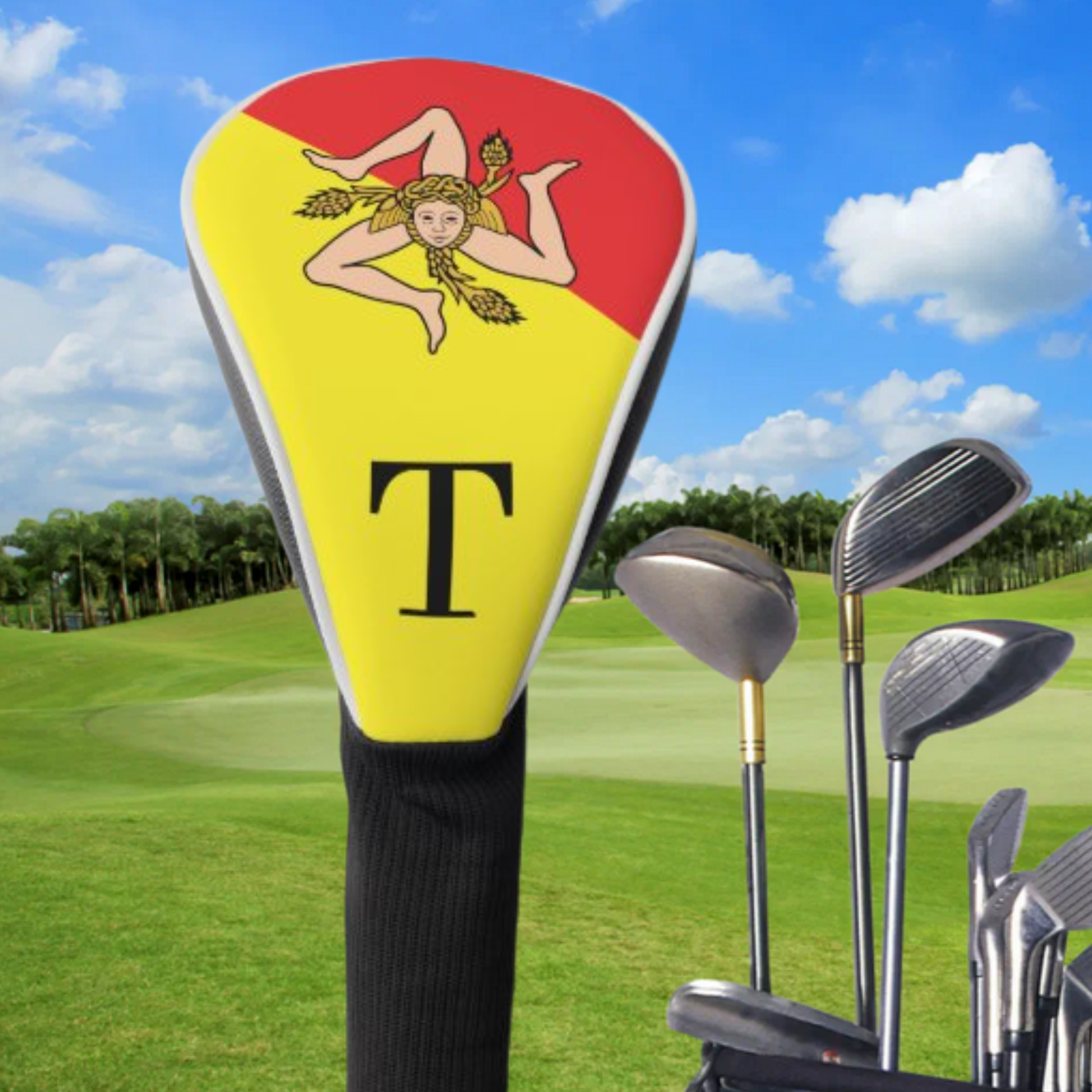 Monogram Sicily Trinacria Golf Head Cover