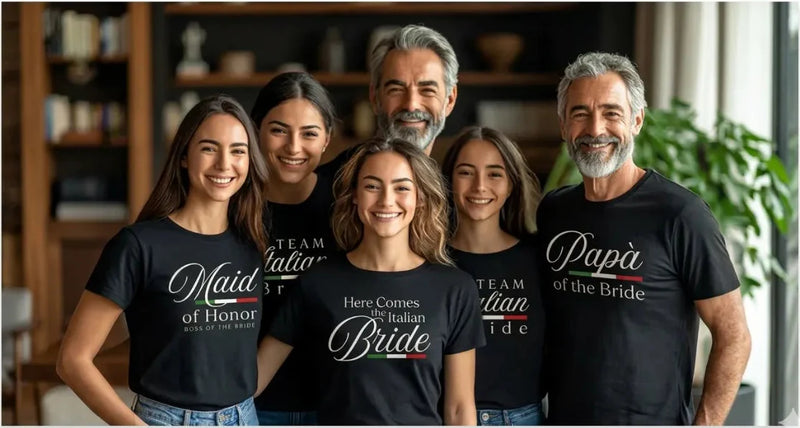 Here Comes The Italian Bride Bridal Party Collection