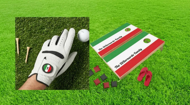 Italian & Sicilian Pride Cornhole and Golf Accessories