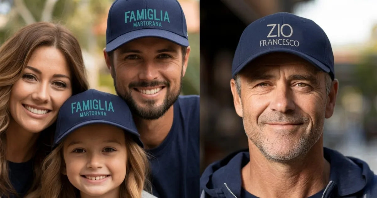 Personalized Italian & Sicilian Family Title Hats