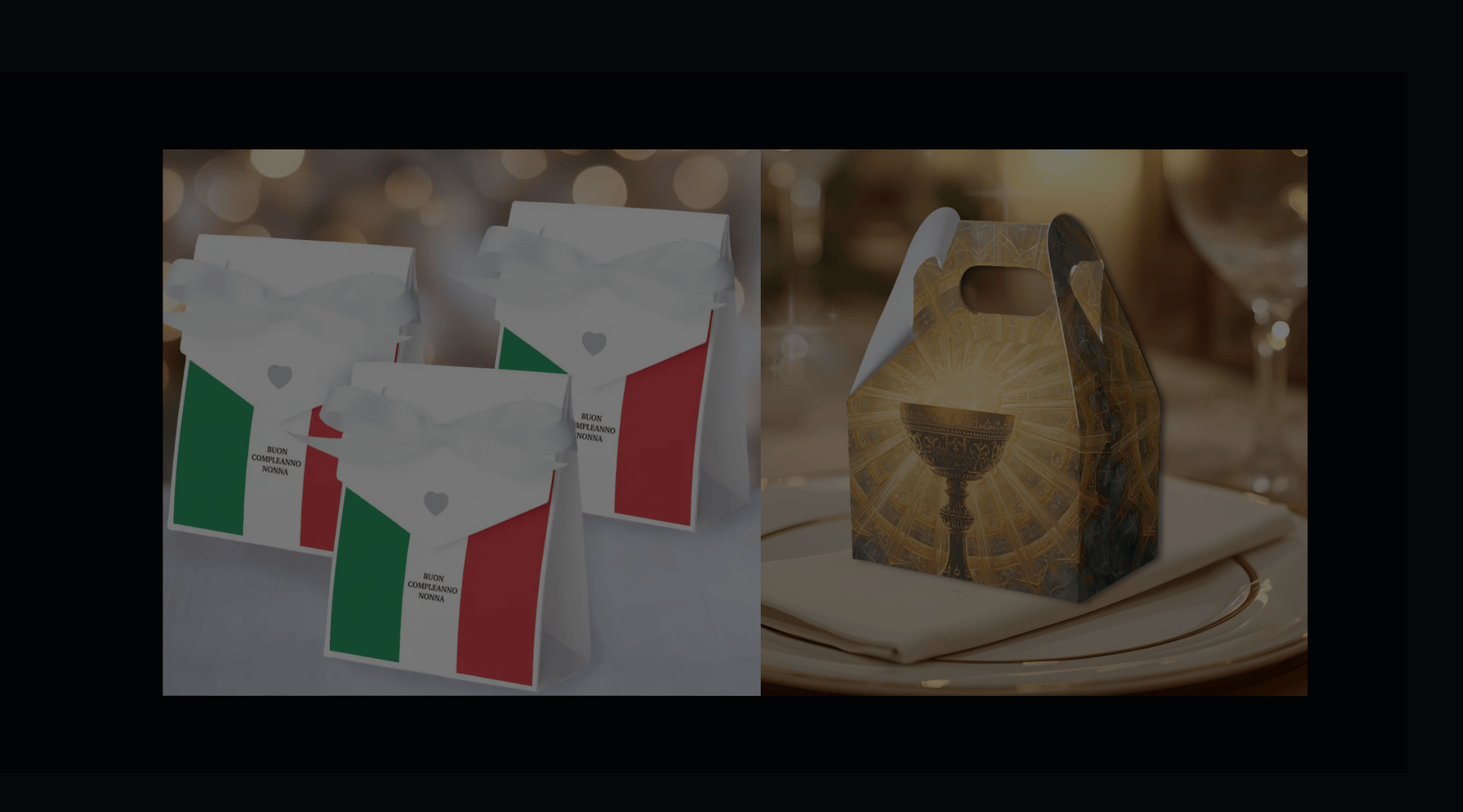 Favor Boxes for Italian & Sicilian Celebrations