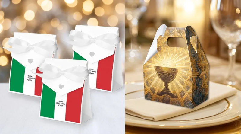 Favor Boxes for Italian & Sicilian Celebrations
