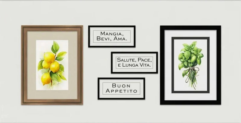 Italian Kitchen Wall Art