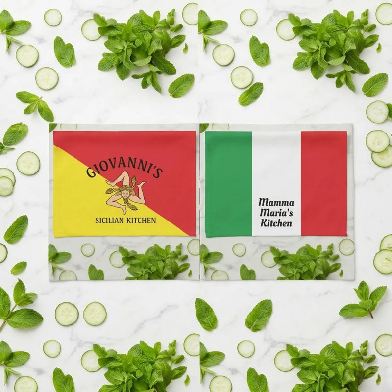 Kitchen Towels – Italian & Sicilian Heritage Designs