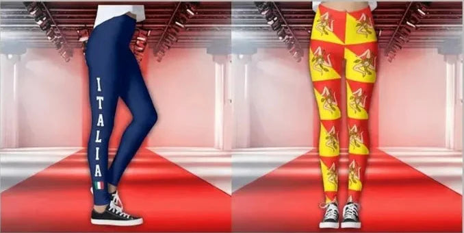 Italian & Sicilian Athletic Leggings