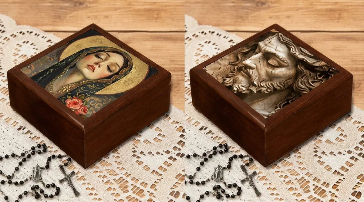 Wooden Keepsake Boxes | Religious