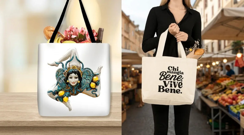 Italian & Sicilian Pride Tote Bags Collection