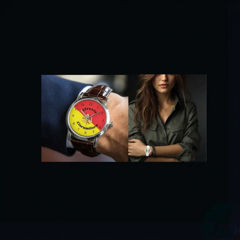 Watches | Custom Italian & Sicilian Flag Designs