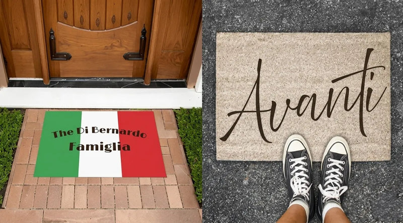 Italian & Sicilian Welcome Mats Collection