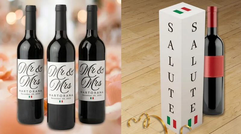 Italian & Sicilian Wine Boxes & Custom Wine Labels