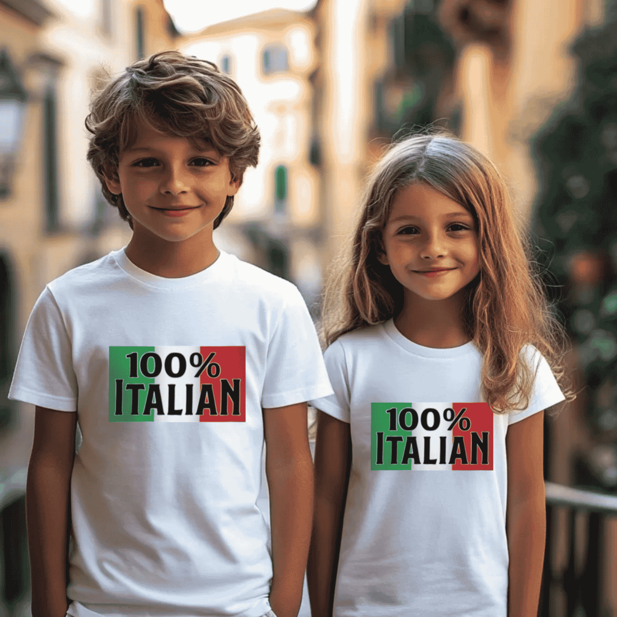 100% Italian Pride Family T-shirt