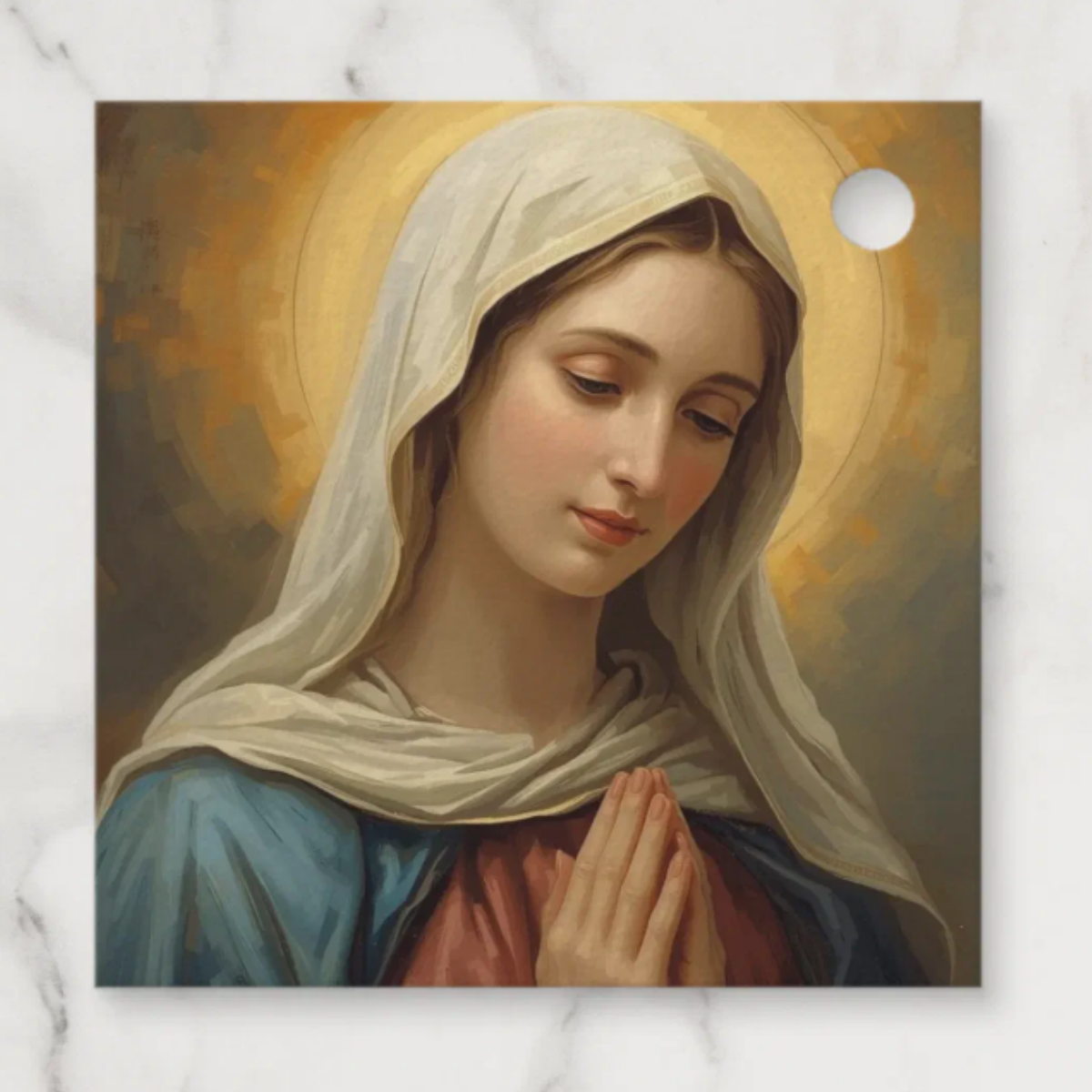 Mother Mary – Religious Occasions Foil Favor Tags