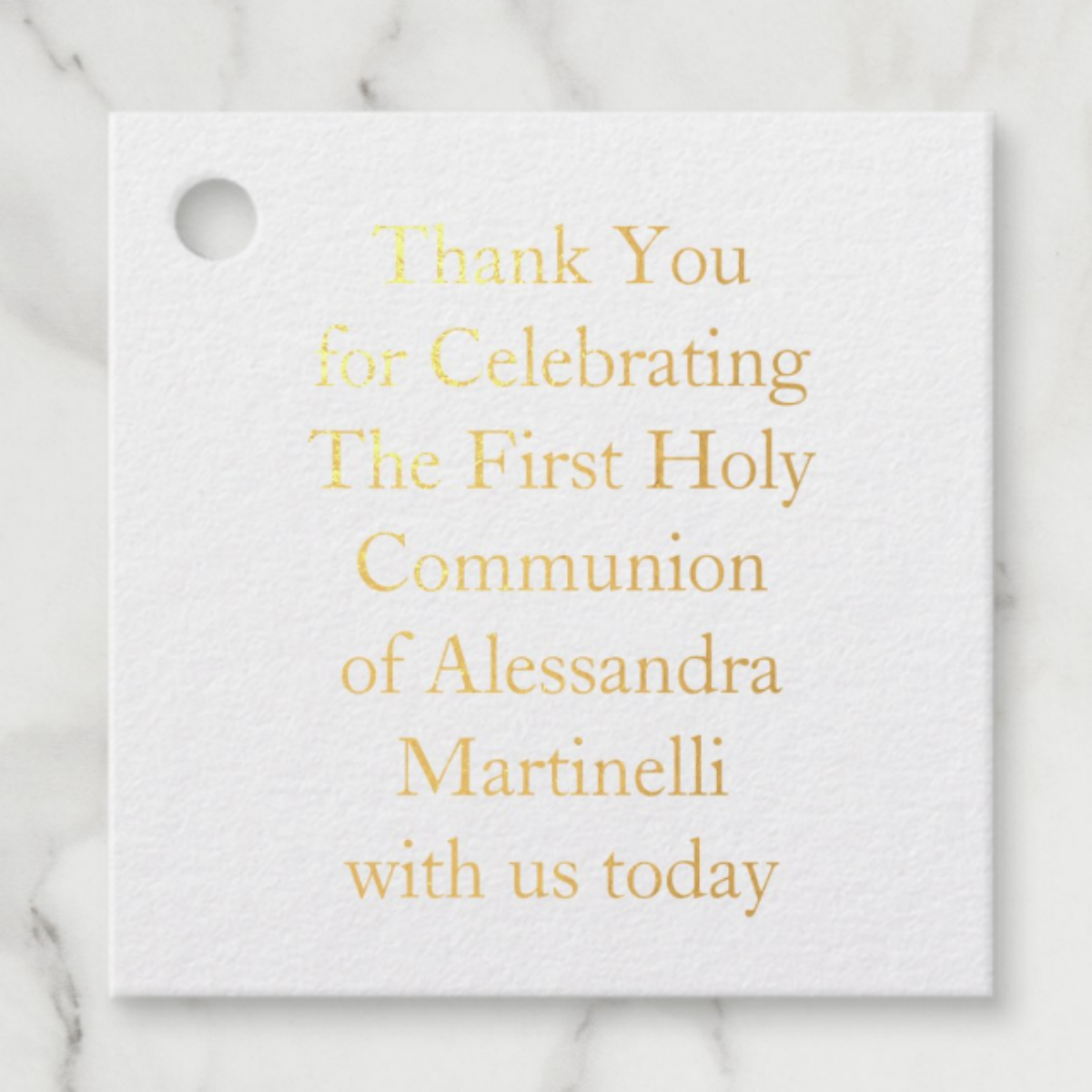 Praying Angel – Religious Occasions Foil Favor Tags