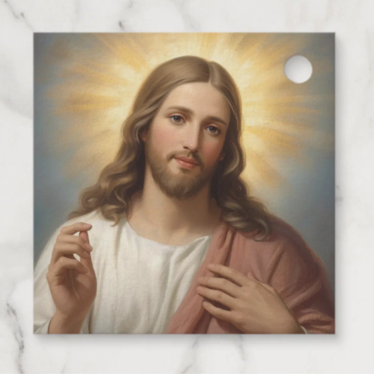 Jesus Christ – Religious Occasions Foil Favor Tags