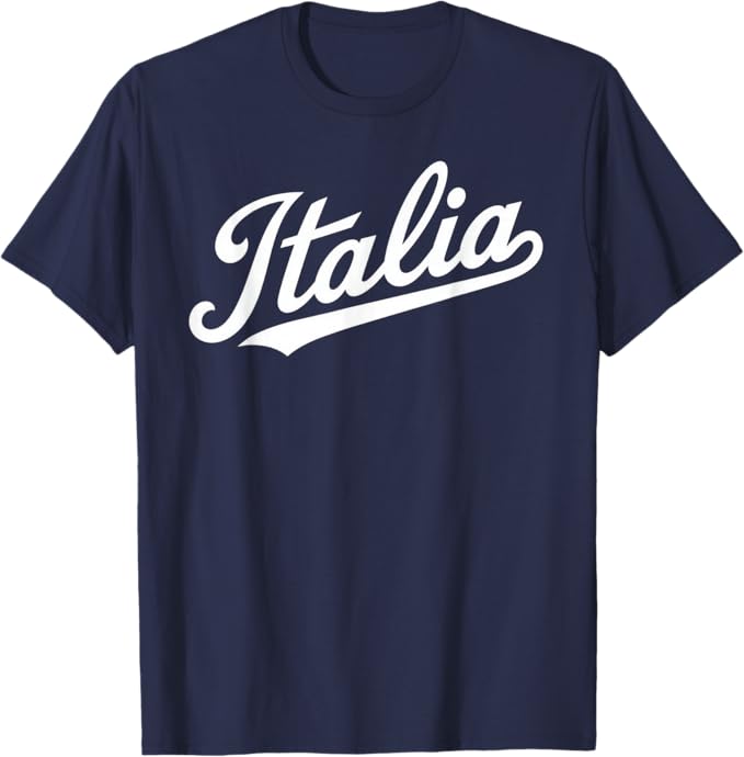 Italia Baseball Script Commemorative Collection – Vintage Italian Pride Apparel