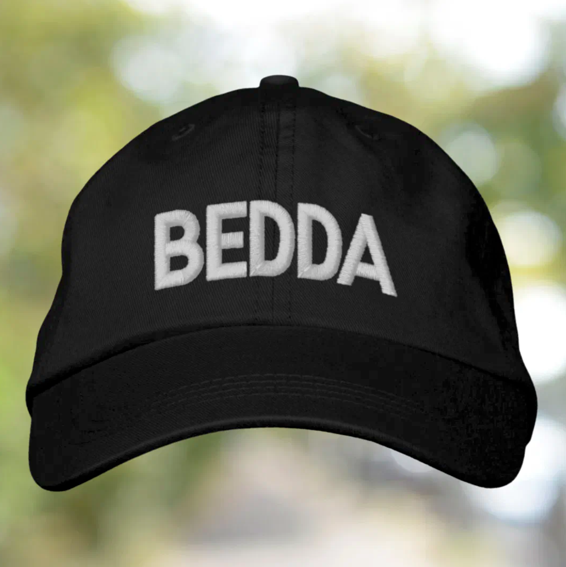 Bedda (Beautiful) Embroidered Baseball Cap Sicilian heritage gift for her. 