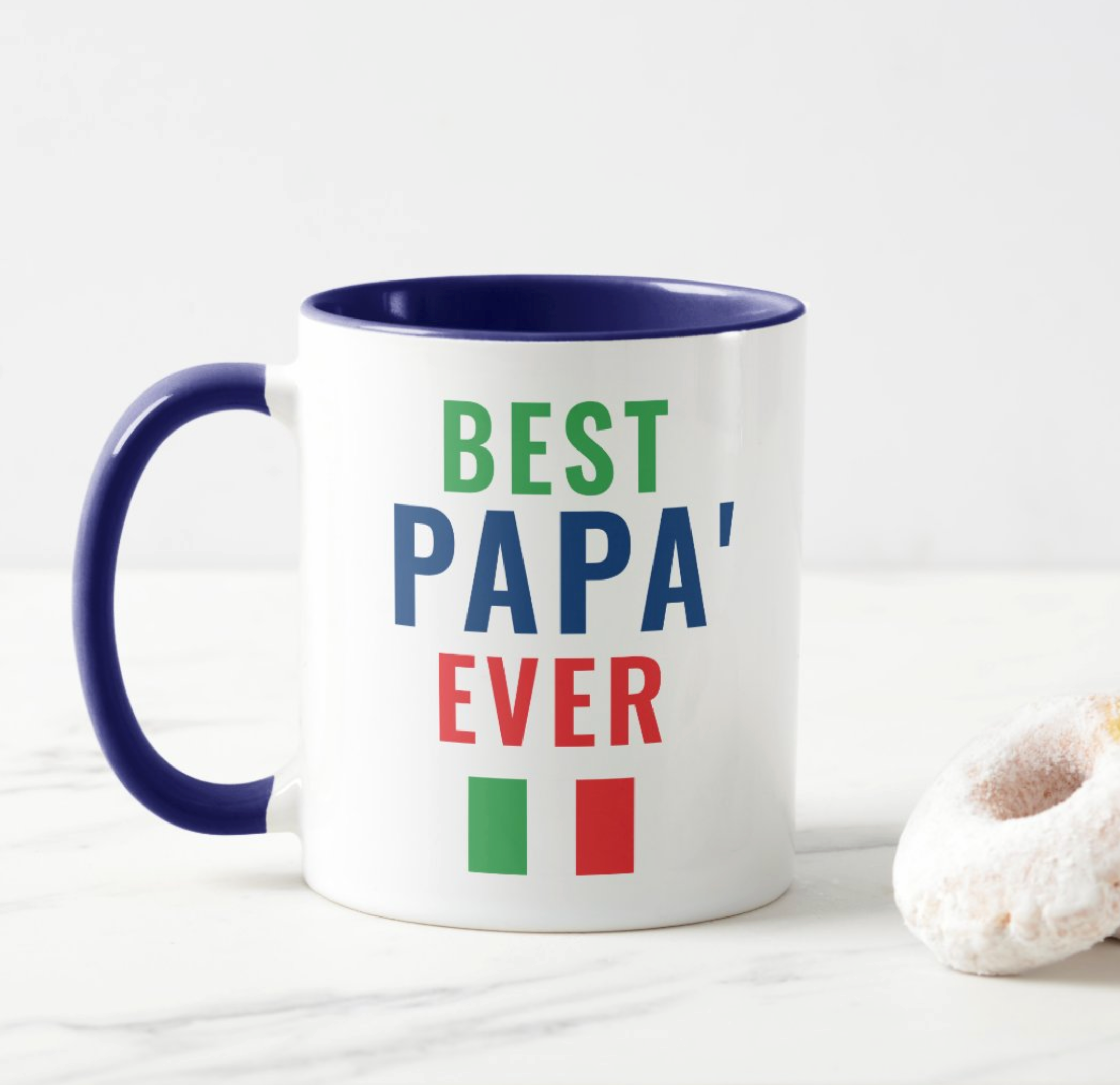 Best Papa Ever Italian Flag Mug heritage Father's Day gift, gift for dad, gift for him, Christmas gift.