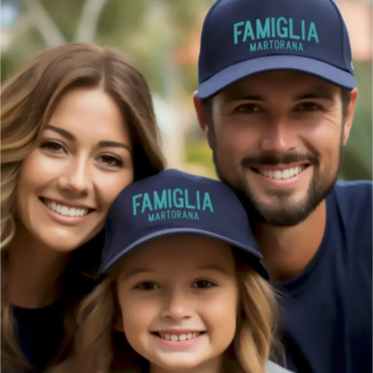 Famiglia Embroidered personalized baseball cap
