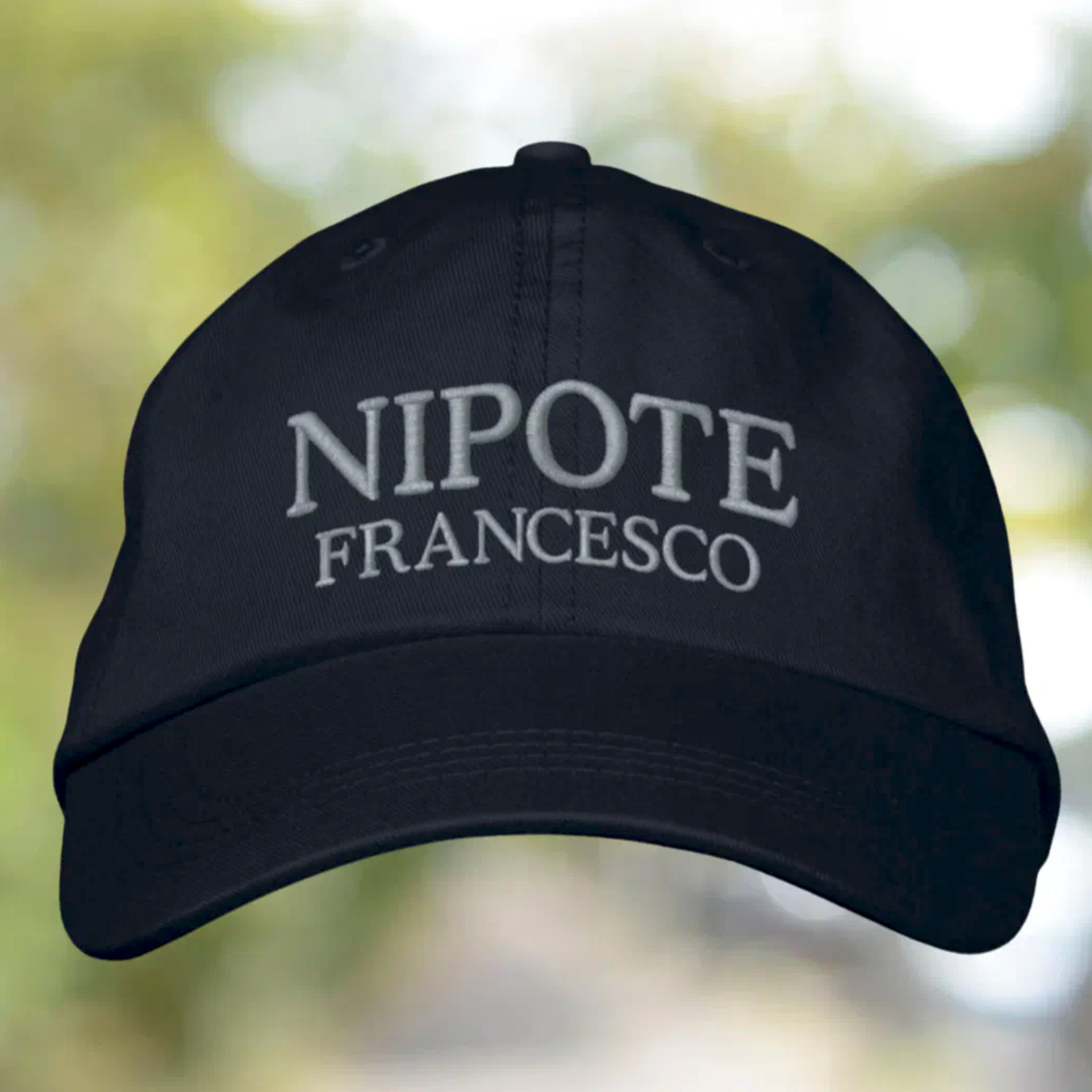 Nipote personalized Embroidered Cap. Gift for grandson, gift for granddaughter, gift for niece, gift for nephew. Italian heritage gift.