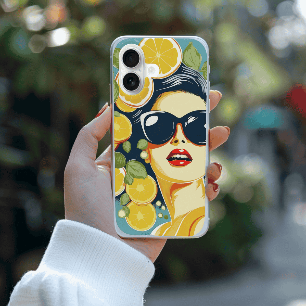 Retro Lemon Pop Art Phone Case – Italian Heritage, Sicilian Summer, Mediterranean Design