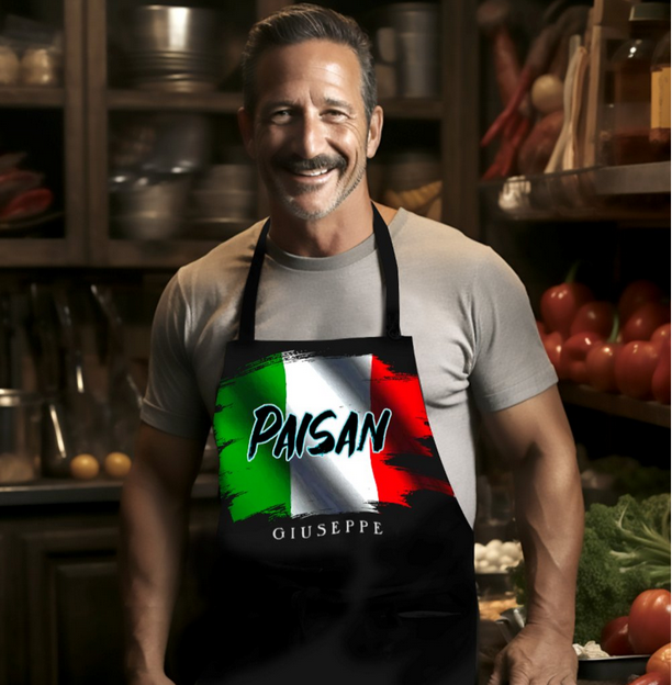 Paisan Personalized Apron for Men