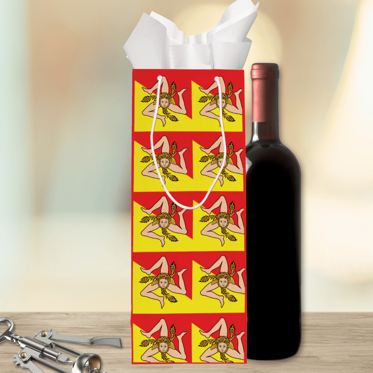 Sicilian Flag Trinacria Gift Bags