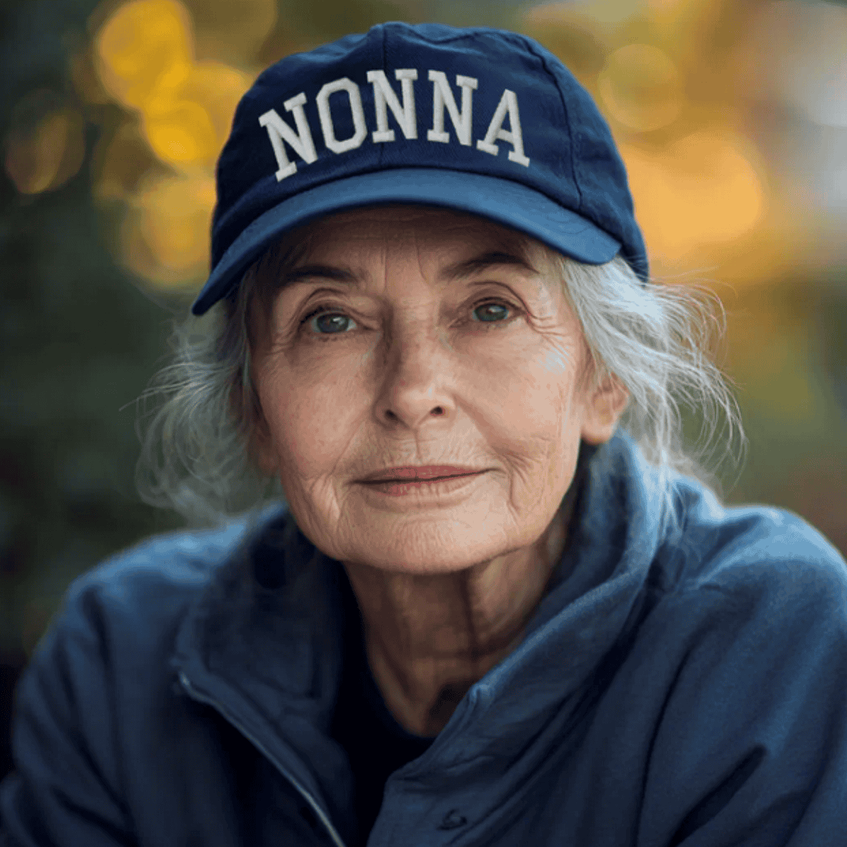 Nonna Arched Athletic Embroidered Baseball Cap
