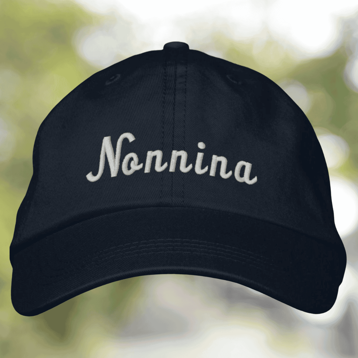 Nonnina Embroidered Baseball Cap