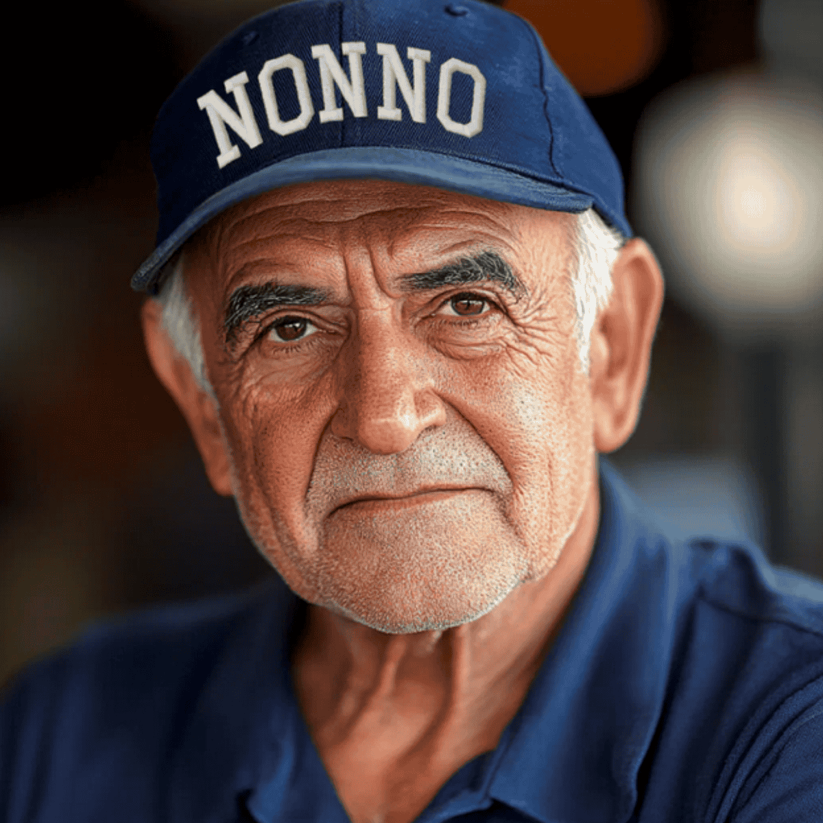 Nonno Arched Athletic Embroidered Baseball Cap