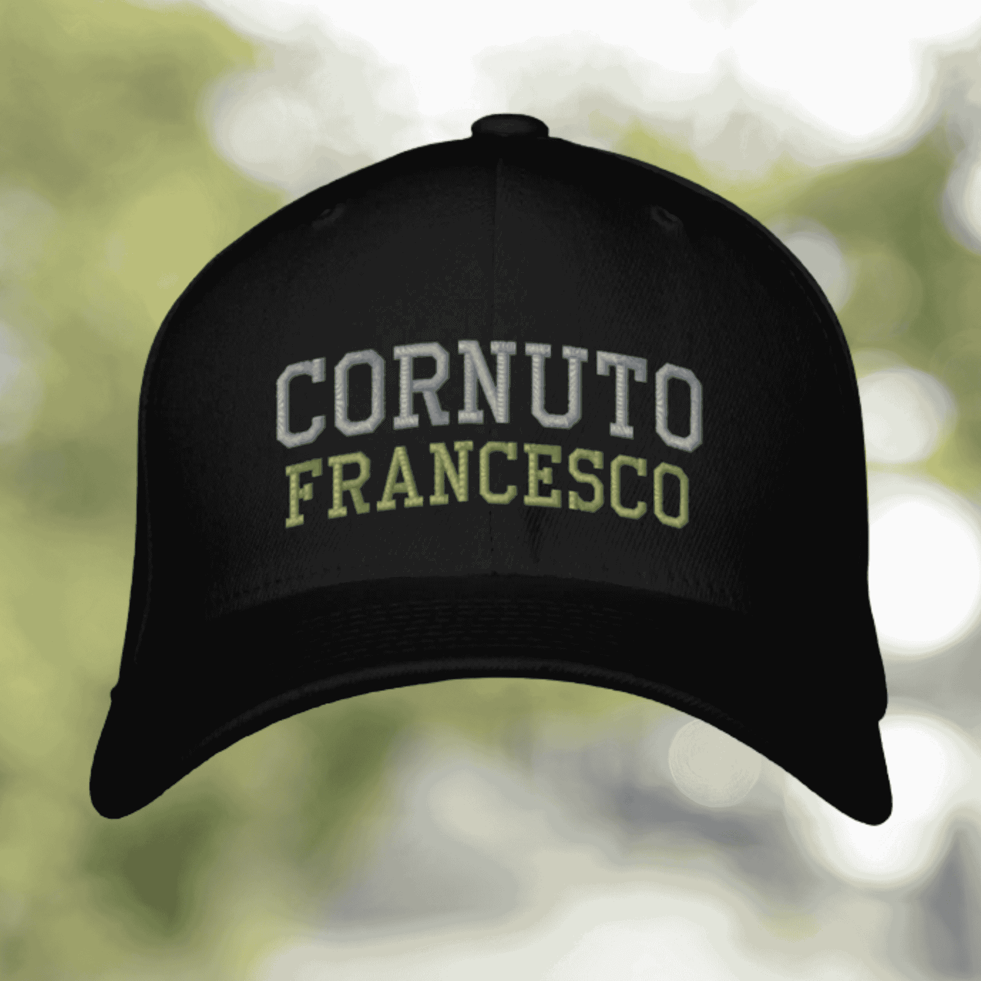 Personalized embroidered Cornuto hat - funny Italian Sicilian heritage gift
