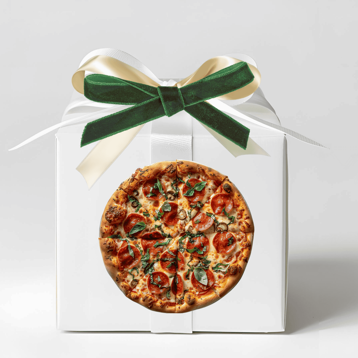 Pepperoni Pizza Round Sticker