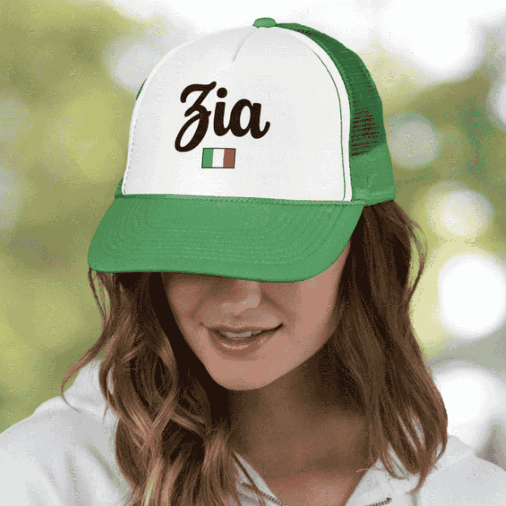 Zia Italian Flag Trucker Hat