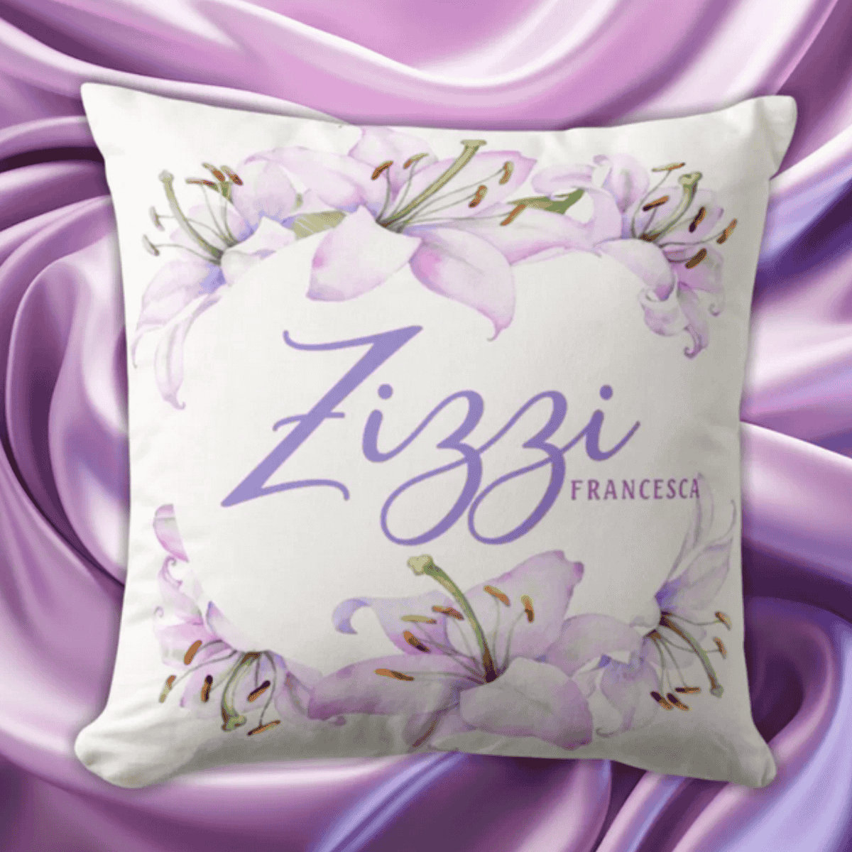 Zizzi Personalized Italian Gift for Auntie Throw Pillow